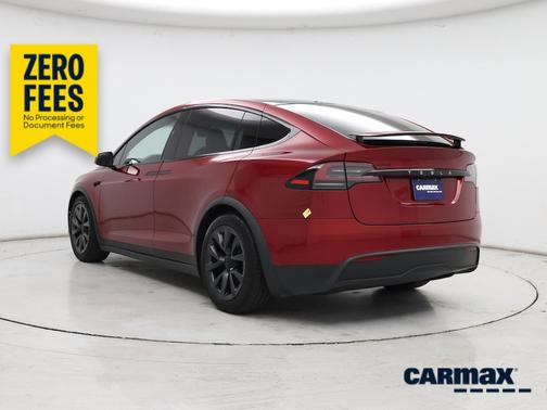Red 2024 Tesla Model X Long Range