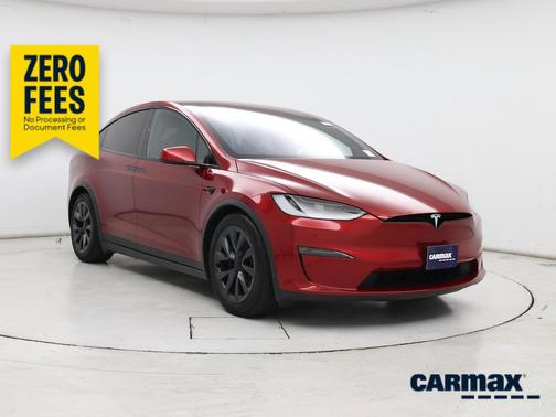 Red 2024 Tesla Model X Long Range