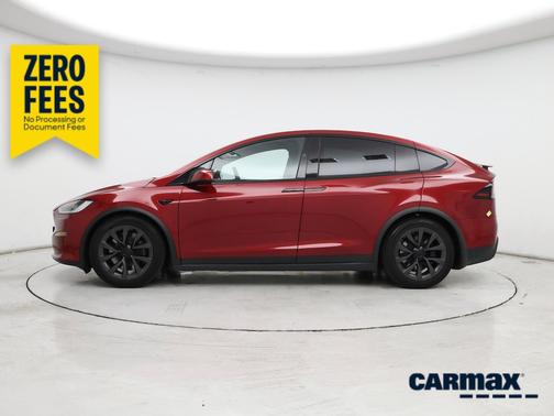 Red 2024 Tesla Model X Long Range