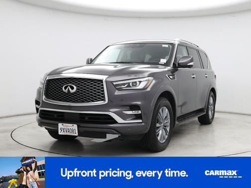 Gray 2024 INFINITI QX80 Luxe