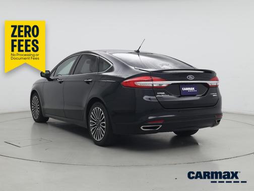 Black 2018 Ford Fusion Titanium