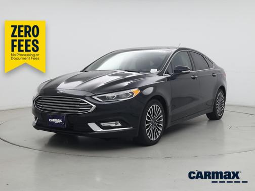 Black 2018 Ford Fusion Titanium
