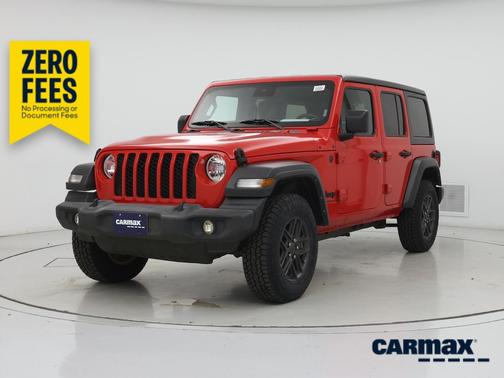Red 2024 Jeep Wrangler Sport S