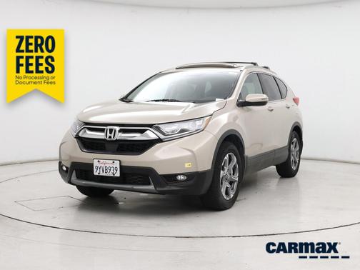 Tan 2018 Honda CR-V EX-L