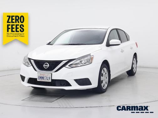 White 2019 Nissan Sentra S