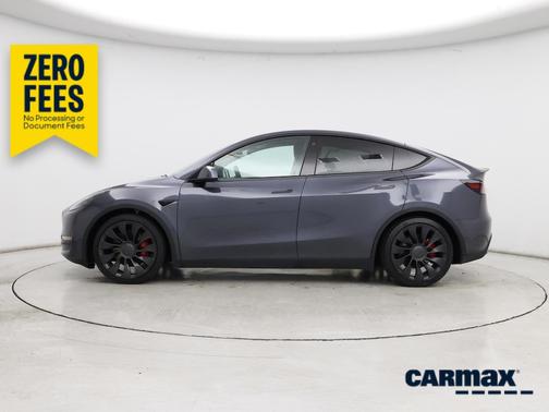 Gray 2022 Tesla Model Y Performance