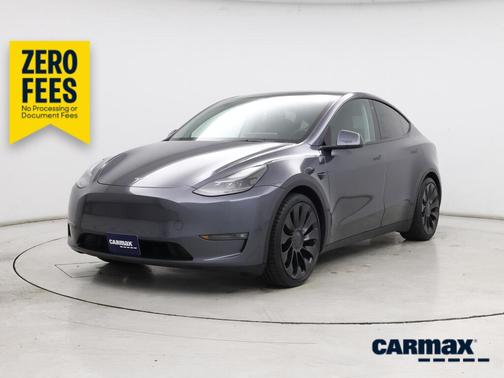 Gray 2022 Tesla Model Y Performance