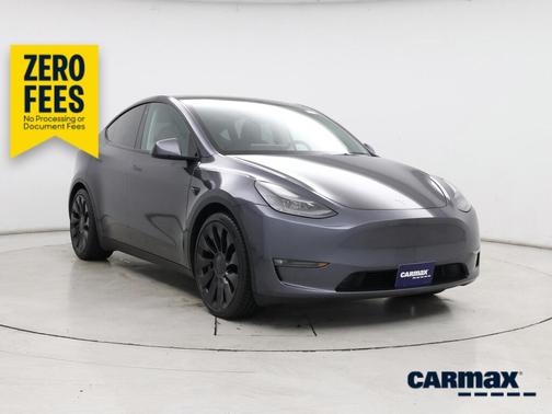 Gray 2022 Tesla Model Y Performance