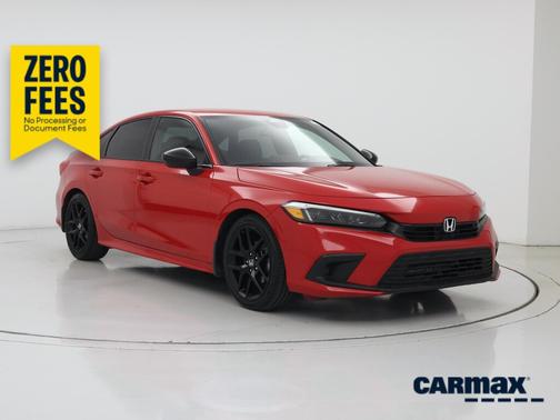 Red 2022 Honda Civic Sport