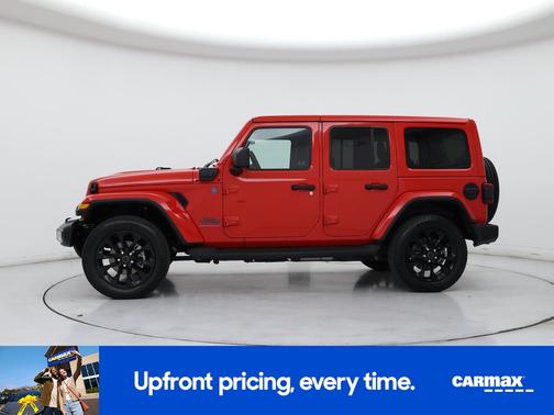 Red 2025 Jeep Wrangler 4xe Sahara