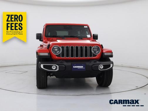 Red 2025 Jeep Wrangler 4xe Sahara