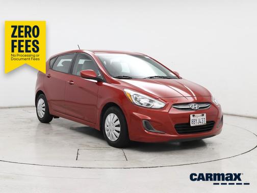 Red 2017 Hyundai Accent SE