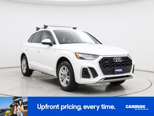 White 2023 Audi Q5 S-Line Premium