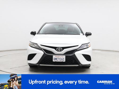 White 2019 Toyota Camry XSE