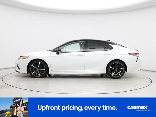 White 2019 Toyota Camry XSE