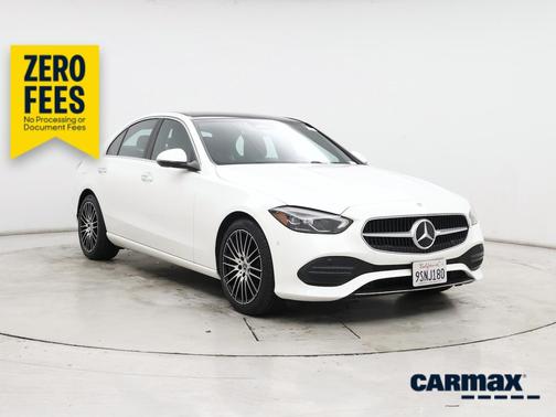 White 2025 Mercedes-Benz C-Class