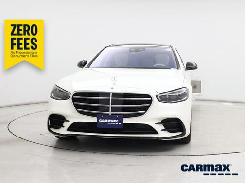 White 2022 Mercedes-Benz S-Class