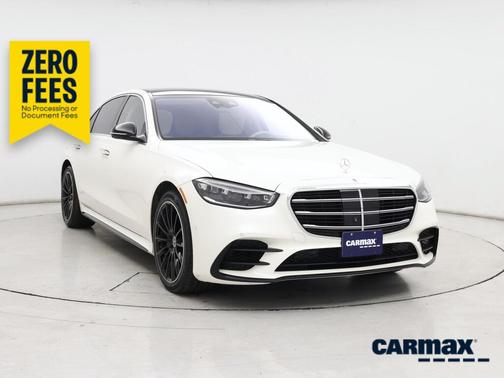 White 2022 Mercedes-Benz S-Class