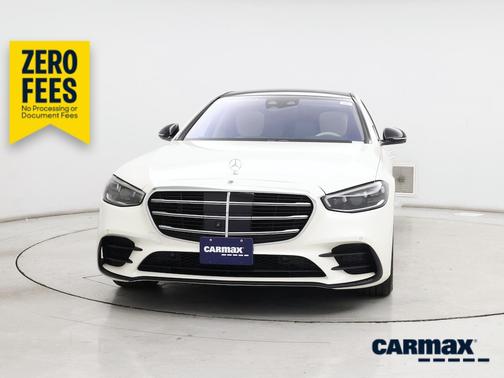 White 2022 Mercedes-Benz S-Class