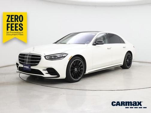 White 2022 Mercedes-Benz S-Class