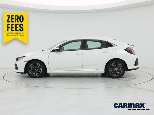 White 2019 Honda Civic EX