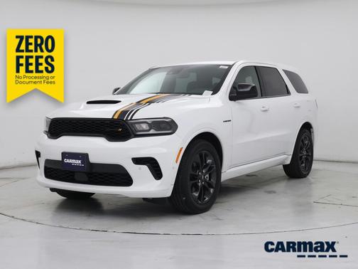 White 2023 Dodge Durango Hemi Orange