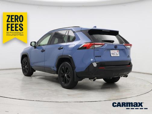 Blue 2023 Toyota RAV4 Hybrid SE