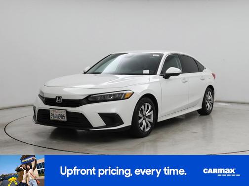 White 2022 Honda Civic LX