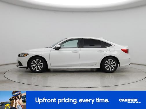 White 2022 Honda Civic LX