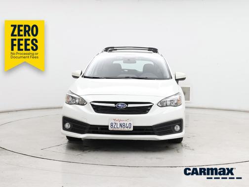 White 2022 Subaru Impreza Premium