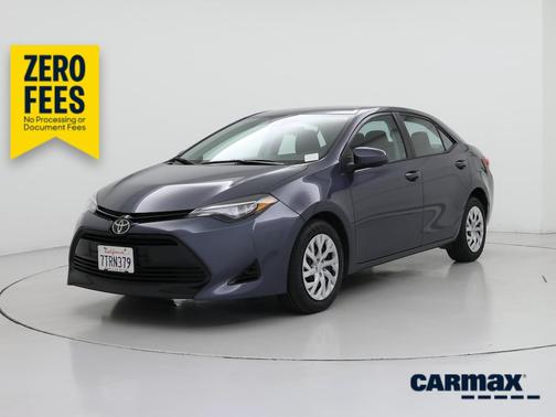 Blue 2017 Toyota Corolla LE