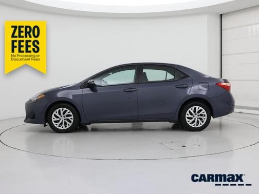 Blue 2017 Toyota Corolla LE