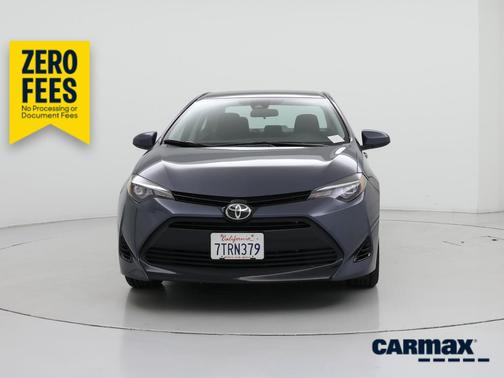 Blue 2017 Toyota Corolla LE