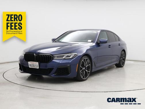 Blue 2021 BMW 540 I