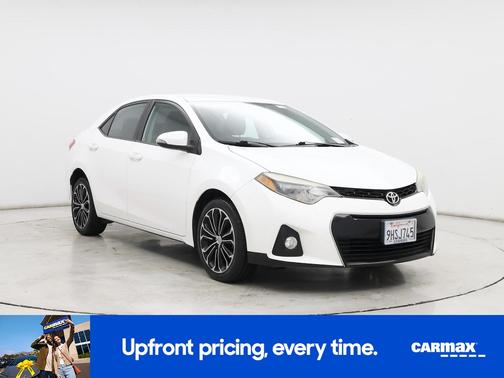 White 2016 Toyota Corolla S Plus