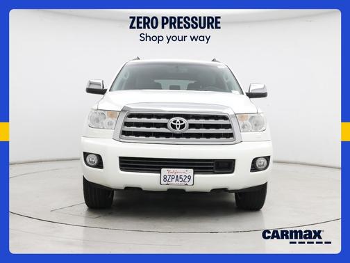 White 2016 Toyota Sequoia Platinum
