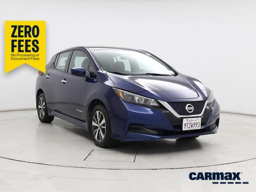 Blue 2019 Nissan Leaf S Plus