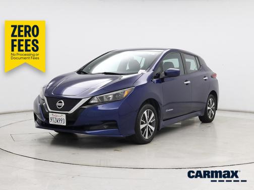 Blue 2019 Nissan Leaf S Plus