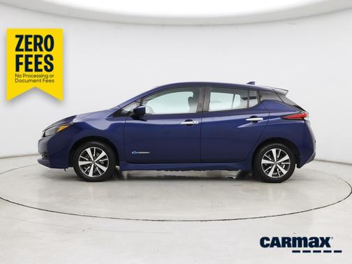 Blue 2019 Nissan Leaf S Plus