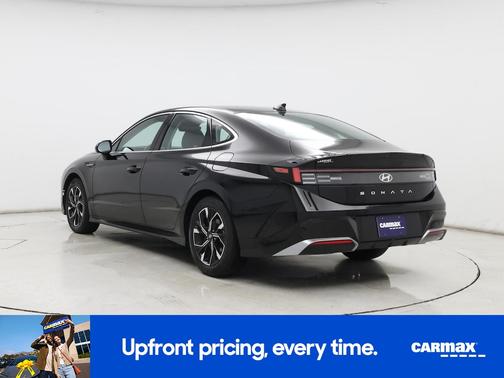 Black 2025 Hyundai SONATA SEL
