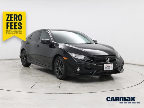 Black 2021 Honda Civic EX