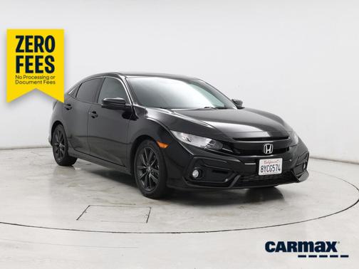 Black 2021 Honda Civic EX