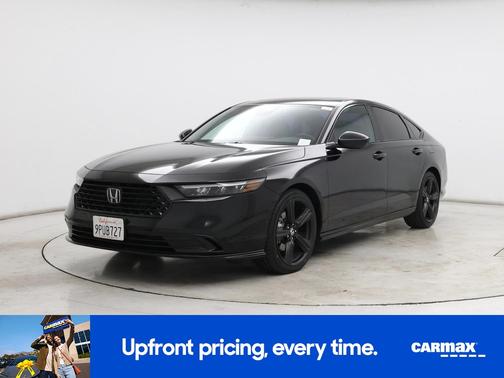 Black 2025 Honda Accord Hybrid Sport-L