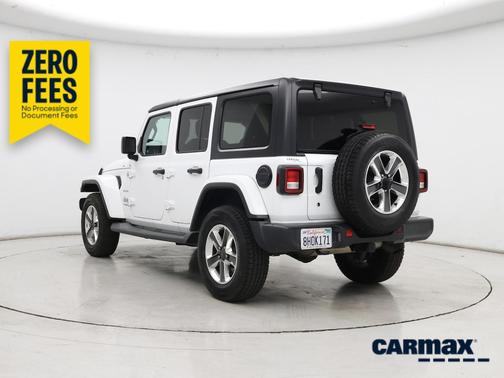 White 2019 Jeep Wrangler Unlimited Sahara