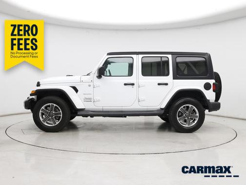 White 2019 Jeep Wrangler Unlimited Sahara