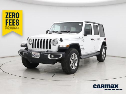 White 2019 Jeep Wrangler Unlimited Sahara