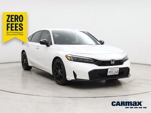 White 2025 Honda Civic Sport