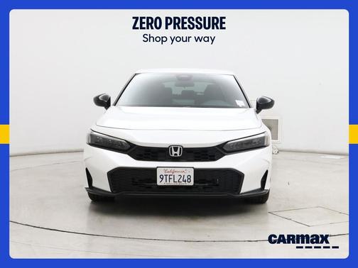 White 2025 Honda Civic Sport