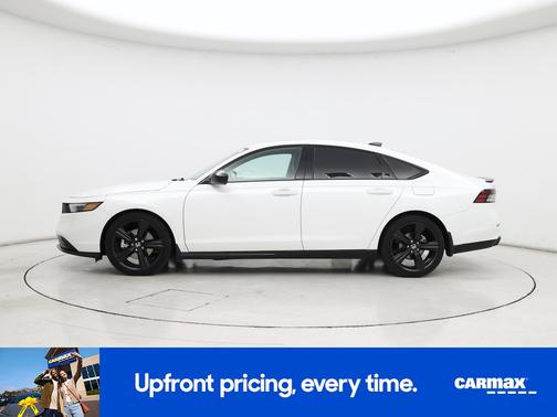 White 2025 Honda Accord Hybrid Sport-L