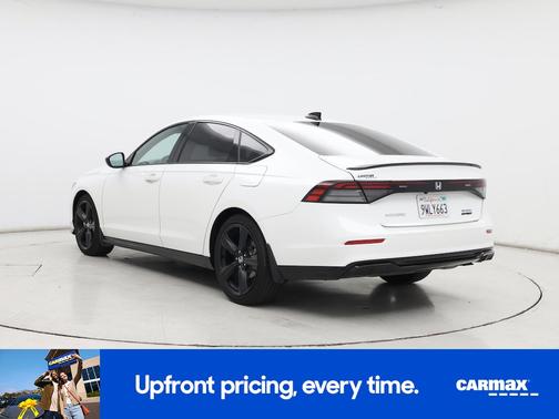 White 2025 Honda Accord Hybrid Sport-L